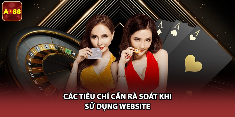 Các tiêu chí cần rà soát khi sử dụng website